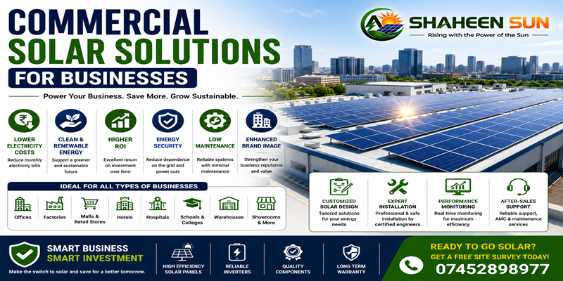 Commercial Solar Solutions for Businesses