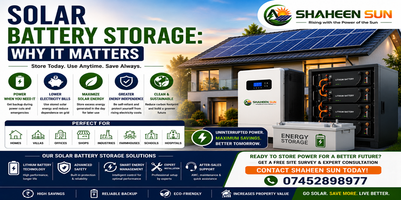 Solar Battery Storage